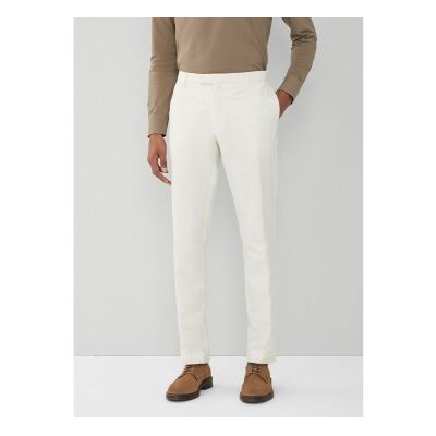 Hackett Londontil Mænd. Hm212580 Bone-Bukser Off-White (30/30), Hvid, Casual, Linned Hackett Londontil Mænd. Hm212580 Bone-Bukser Off-White (30/30), Hvid, Casual, Linned