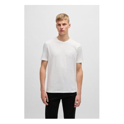 Bosstil Mænd. 50508584 Tales T-Shirt Hvid (Xl), Casual, Bomuld, Korte Ærmer Bosstil Mænd. 50508584 Tales T-Shirt Hvid (Xl), Casual, Bomuld, Korte Ærmer