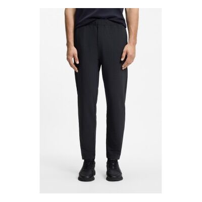 Bosstil Mænd. 50558503 Elastiske Bukser I Netstof I Marineblå (3xl), Casual, Polyester Bosstil Mænd. 50558503 Elastiske Bukser I Netstof I Marineblå (3xl), Casual, Polyester