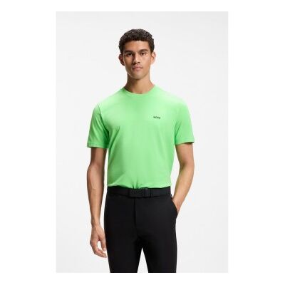 Bosstil Mænd. 50506373 T-Shirt Detalje Grøn (Xl), Casual, Bomuld, Korte Ærmer Bosstil Mænd. 50506373 T-Shirt Detalje Grøn (Xl), Casual, Bomuld, Korte Ærmer