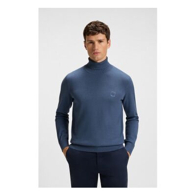 Bosstil Mænd. 50527573 Akiro-Trøje Blå (Xl), Casual, Bomuld Bosstil Mænd. 50527573 Akiro-Trøje Blå (Xl), Casual, Bomuld