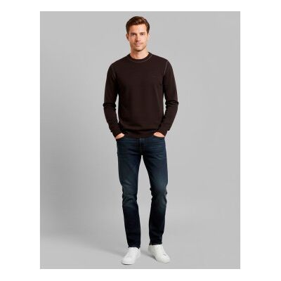 Bosstil Mænd. 50550534 Astefo-Trøje Sort (M), Casual, Bomuld Bosstil Mænd. 50550534 Astefo-Trøje Sort (M), Casual, Bomuld