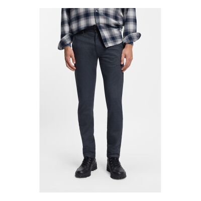 Bosstil Mænd. 50547721 Chino Slim-Bukser Blå (31/32), Casual, Polyester Bosstil Mænd. 50547721 Chino Slim-Bukser Blå (31/32), Casual, Polyester