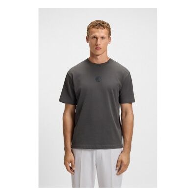 Bosstil Mænd. 50544316 Double B Grå T-Shirt (L), Casual, Bomuld, Korte Ærmer Bosstil Mænd. 50544316 Double B Grå T-Shirt (L), Casual, Bomuld, Korte Ærmer