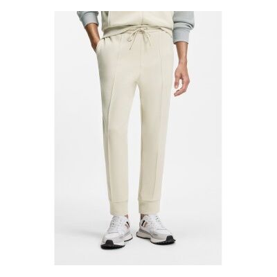 Bosstil Mænd. 50553574 Straight Fit-Bukser Med Beige Piping (S), Casual, Bomuld Bosstil Mænd. 50553574 Straight Fit-Bukser Med Beige Piping (S), Casual, Bomuld