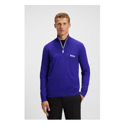 Bosstil Mænd. 50541953 Hydro-Jumper Blå (L), Casual, Bomuld, Lange Ærmer Bosstil Mænd. 50541953 Hydro-Jumper Blå (L), Casual, Bomuld, Lange Ærmer