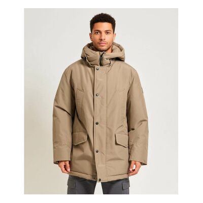 Bosstil Mænd. 50547078 Parka Osiass Beige (50), Casual, Polyester Bosstil Mænd. 50547078 Parka Osiass Beige (50), Casual, Polyester