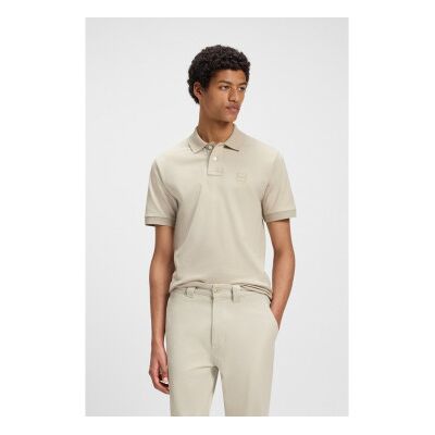 Bosstil Mænd. 50507803 Passenger Polo Shirt Beige (S), Casual, Bomuld, Korte Ærmer Bosstil Mænd. 50507803 Passenger Polo Shirt Beige (S), Casual, Bomuld, Korte Ærmer