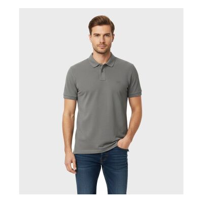 Bosstil Mænd. 50507803 Polo Passenger Grå (Xl), Casual, Bomuld, Korte Ærmer Bosstil Mænd. 50507803 Polo Passenger Grå (Xl), Casual, Bomuld, Korte Ærmer