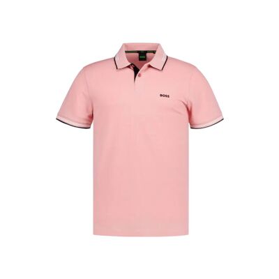 Bosstil Mænd. 50506193 Polo Paul (Xxl), Casual, Pink, Bomuld, Korte Ærmer Bosstil Mænd. 50506193 Polo Paul (Xxl), Casual, Pink, Bomuld, Korte Ærmer