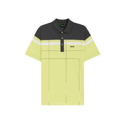 Bosstil Mænd. 50544477 Polo Paule Goc Gul (S), Casual, Bomuld, Korte Ærmer Bosstil Mænd. 50544477 Polo Paule Goc Gul (S), Casual, Bomuld, Korte Ærmer