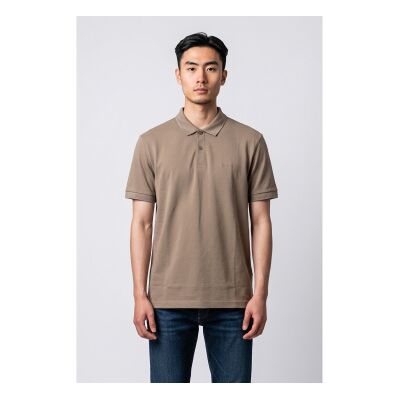 Bosstil Mænd. 50554574 Polo Pio 1 Grønbrun (S), Casual, Bomuld, Korte Ærmer Bosstil Mænd. 50554574 Polo Pio 1 Grønbrun (S), Casual, Bomuld, Korte Ærmer
