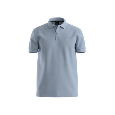 Bosstil Mænd. 50554574 Polo Pio (S), Blå, Casual, Bomuld, Korte Ærmer Bosstil Mænd. 50554574 Polo Pio (S), Blå, Casual, Bomuld, Korte Ærmer