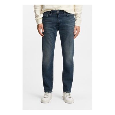 Bosstil Mænd. 50555301 Jeans Maine Regular Fit Navy (30/32), Casual, Bomuld, Denim, Blå Bosstil Mænd. 50555301 Jeans Maine Regular Fit Navy (30/32), Casual, Bomuld, Denim, Blå