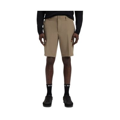 Bosstil Mænd. 50540337 Slim Fit Shorts Grøn (50), Casual, Polyester Bosstil Mænd. 50540337 Slim Fit Shorts Grøn (50), Casual, Polyester