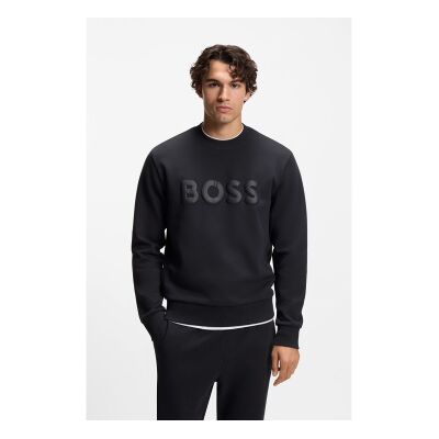 Bosstil Mænd. 50555516 Salbo Navy Sweatshirt (S), Casual, Bomuld, Blå Bosstil Mænd. 50555516 Salbo Navy Sweatshirt (S), Casual, Bomuld, Blå