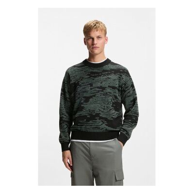 Bosstil Mænd. 50556621 Andscape Sweatshirt Sort (L), Casual, Bomuld Bosstil Mænd. 50556621 Andscape Sweatshirt Sort (L), Casual, Bomuld