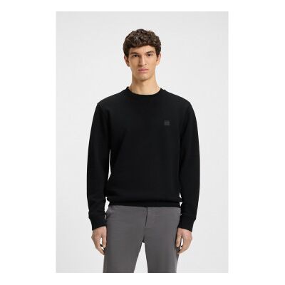 Bosstil Mænd. 50509323 Westart Sweatshirt Sort (S), Casual, Bomuld Bosstil Mænd. 50509323 Westart Sweatshirt Sort (S), Casual, Bomuld