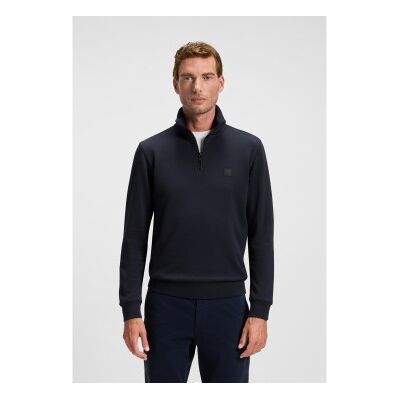 Bosstil Mænd. 50468926 Sweatshirt Zetrust Navy (Xl), Casual, Bomuld, Blå Bosstil Mænd. 50468926 Sweatshirt Zetrust Navy (Xl), Casual, Bomuld, Blå