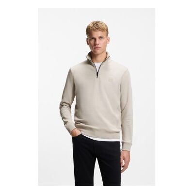 Bosstil Mænd. 50468926 Sweatshirt Fleece Bomuld Beige (S), Casual Bosstil Mænd. 50468926 Sweatshirt Fleece Bomuld Beige (S), Casual