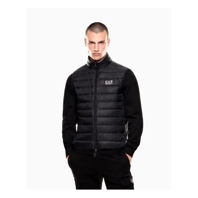 Ea7til Mænd. 8npq06_pngpz Core Identity Foldbar Vest Sort (Xl), Casual, Polyester Ea7til Mænd. 8npq06_pngpz Core Identity Foldbar Vest Sort (Xl), Casual, Polyester