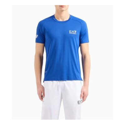 Ea7til Mænd. 8npt22_pjemz Tennis Ventus7 Blå T-Shirt (S), Sport, Tennis/padeltennis, Multisport, Polyester, Korte Ærmer Ea7til Mænd. 8npt22_pjemz Tennis Ventus7 Blå T-Shirt (S), Sport, Tennis/padeltennis, Multisport, Polyester, Korte Ærmer