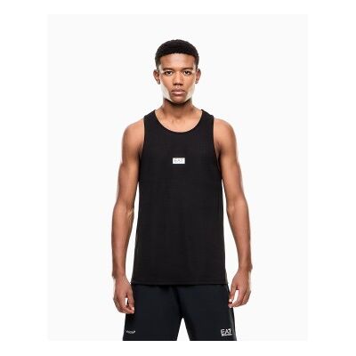 Ea7til Mænd. 7m001344_af22268 T-Shirt Top Vigor7 M Sort (S), Sport, Polyester, Uden Ærmer/stropper Ea7til Mænd. 7m001344_af22268 T-Shirt Top Vigor7 M Sort (S), Sport, Polyester, Uden Ærmer/stropper
