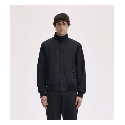 Fred Perrytil Mænd. J7320 Harrington Jakke Sort (M), Casual, Bomuld Fred Perrytil Mænd. J7320 Harrington Jakke Sort (M), Casual, Bomuld