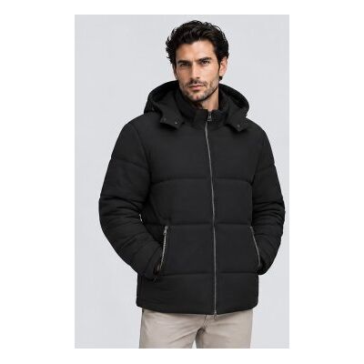 Guesstil Mænd. M6bl58w4170 Elastisk Vatteret Jakke I Sort (M), Casual, Polyester Guesstil Mænd. M6bl58w4170 Elastisk Vatteret Jakke I Sort (M), Casual, Polyester