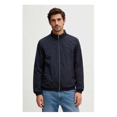 Guesstil Mænd. M6gl03w1659 Vendbar Bomber Jakke Marineblå, Grå (M), Casual, Polyester Guesstil Mænd. M6gl03w1659 Vendbar Bomber Jakke Marineblå, Grå (M), Casual, Polyester