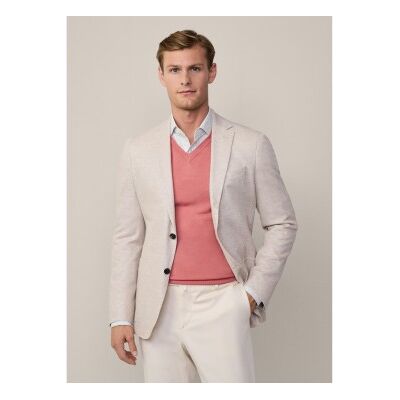Hackett Londontil Mænd. Hm443426 Vaffelformet Jakke, Beige (40/32), Casual, Party, Linned, Klassisk, Lange Ærmer, Gråt Hackett Londontil Mænd. Hm443426 Vaffelformet Jakke, Beige (40/32), Casual, Party, Linned, Klassisk, Lange Ærmer, Gråt