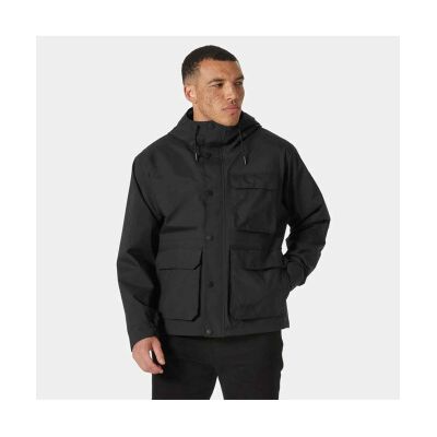 Helly Hansentil Mænd. 54330 Escape Utility Regnjakke Sort (M), Casual, Polyester Helly Hansentil Mænd. 54330 Escape Utility Regnjakke Sort (M), Casual, Polyester