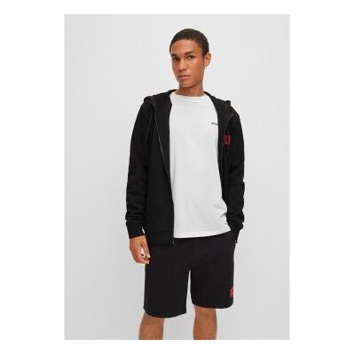 Hugotil Mænd. 50447972 Daple Sweatshirt Sort (S), Casual, Bomuld, Lange Ærmer, Bæredygtig Hugotil Mænd. 50447972 Daple Sweatshirt Sort (S), Casual, Bomuld, Lange Ærmer, Bæredygtig