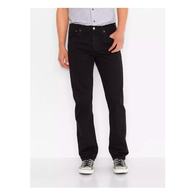 Levi'Stil Mænd. 00501-0165 Jeans 501 Original Sort (38/32), Casual, Bomuld, Denim, Bæredygtig Levi'Stil Mænd. 00501-0165 Jeans 501 Original Sort (38/32), Casual, Bomuld, Denim, Bæredygtig