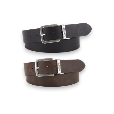 Levi'Stil Mænd. 77134-2086 Reversible Core Læderbælte, Brun (85 Cm), Casual Levi'Stil Mænd. 77134-2086 Reversible Core Læderbælte, Brun (85 Cm), Casual
