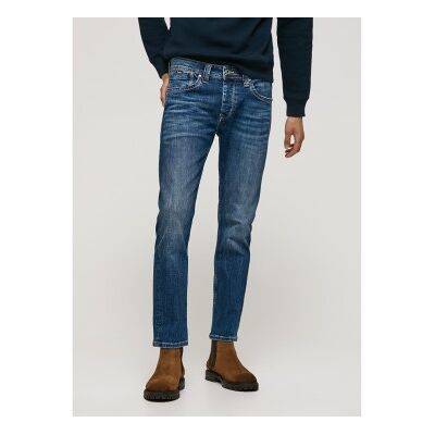 Pepe Jeanstil Mænd. Pm206318z23 Jeans Cash Blue (33/34), Blå, Casual, Bomuld Pepe Jeanstil Mænd. Pm206318z23 Jeans Cash Blue (33/34), Blå, Casual, Bomuld