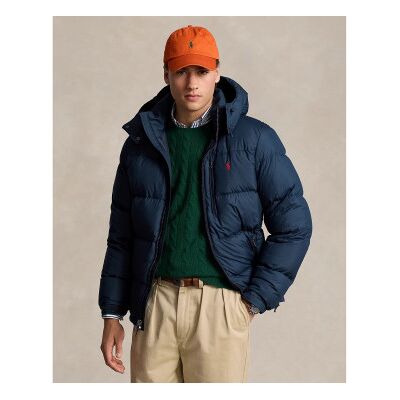 Polo Ralph Laurentil Mænd. 710968278003 Gorham Marineblå Dunjakke (L), Casual, Genanvendt Polister, Bæredygtig Polo Ralph Laurentil Mænd. 710968278003 Gorham Marineblå Dunjakke (L), Casual, Genanvendt Polister, Bæredygtig