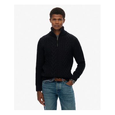 Superdrytil Mænd. M6110698a Jacob Cable Marineblå Trøje (Xxl), Casual, Akryl Superdrytil Mænd. M6110698a Jacob Cable Marineblå Trøje (Xxl), Casual, Akryl