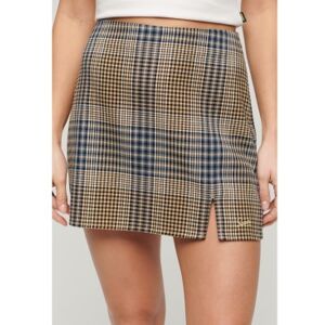 Superdrytil Kvinder. W7210321a Beige Ternet Mininederdel (S), Casual, Polyester Superdrytil Kvinder. W7210321a Beige Ternet Mininederdel (S), Casual, Polyester