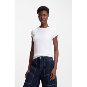 Bosstil Kvinder. 50554675 Ecute T-Shirt Hvid (M), Casual, Bomuld, Korte Ærmer Bosstil Kvinder. 50554675 Ecute T-Shirt Hvid (M), Casual, Bomuld, Korte Ærmer