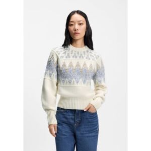 Bosstil Kvinder. 50551269 Farombo-Trøje Off-White (L), Hvid, Casual, Bomuld Bosstil Kvinder. 50551269 Farombo-Trøje Off-White (L), Hvid, Casual, Bomuld