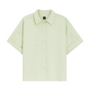 Bosstil Kvinder. 50559261 Bisenas Grønne Skjorte (38), Casual, Linned, Korte Ærmer Bosstil Kvinder. 50559261 Bisenas Grønne Skjorte (38), Casual, Linned, Korte Ærmer