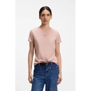 Bosstil Kvinder. 50554696 Elove T-Shirt Rosa (M), Casual, Pink, Bomuld, Korte Ærmer Bosstil Kvinder. 50554696 Elove T-Shirt Rosa (M), Casual, Pink, Bomuld, Korte Ærmer