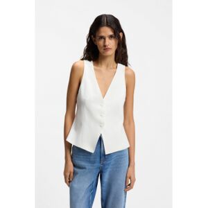 Bosstil Kvinder. 50557450 Jalily-Vest Hvid (Xxs), Casual, Bomuld Bosstil Kvinder. 50557450 Jalily-Vest Hvid (Xxs), Casual, Bomuld