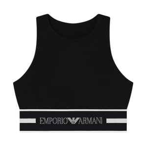 Giorgio Armani Emporio Armanitil Kvinder. Ew002960_af19023 Top Hverdagssort (S), Casual, Sport, Bomuld, Multisport, Uden Ærmer/stropper Giorgio Armani Emporio Armanitil Kvinder. Ew002960_af19023 Top Hverdagssort (S), Casual, Sport, Bomuld, Multisport, Uden Ærmer/stropper