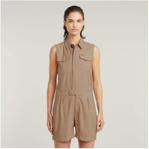 G-Startil Kvinder. D26009-D522-C626 Sommerens Taupe Jumpsuit (L), Casual, Viscose, Uden Ærmer/stropper, Gråt G-Startil Kvinder. D26009-D522-C626 Sommerens Taupe Jumpsuit (L), Casual, Viscose, Uden Ærmer/stropper, Gråt