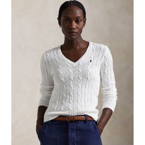 Polo Ralph Laurentil Kvinder. 211971870003 Bomuldsjersey I Hvid Ecru Strikket Jersey (Xs), Casual Polo Ralph Laurentil Kvinder. 211971870003 Bomuldsjersey I Hvid Ecru Strikket Jersey (Xs), Casual