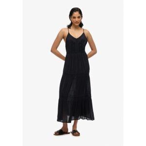 Superdrytil Kvinder. W8011908a Ibiza-Kjole Sort (Xs), Casual, Viscose, Uden Ærmer/stropper Superdrytil Kvinder. W8011908a Ibiza-Kjole Sort (Xs), Casual, Viscose, Uden Ærmer/stropper