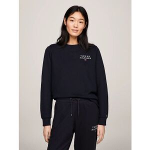 Tommy Hilfigertil Kvinder. Uw0uw04521 Th Original Sweatshirt Med Navy-Logo (Xl), Casual, Bomuld, Lange Ærmer, Bæredygtig, Blå Tommy Hilfigertil Kvinder. Uw0uw04521 Th Original Sweatshirt Med Navy-Logo (Xl), Casual, Bomuld, Lange Ærmer, Bæredygtig, Blå