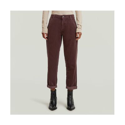 G-Startil Kvinder. D25257-E169-C074 Kate Boyfriend Chino-Bukser Brun (30/30), Casual, Bomuld G-Startil Kvinder. D25257-E169-C074 Kate Boyfriend Chino-Bukser Brun (30/30), Casual, Bomuld